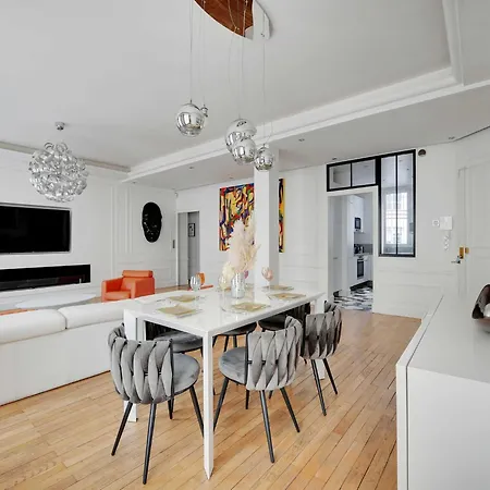 Sophisticated Appt 4 Bdr 8p - 17e Porte D'asnieres Daire *